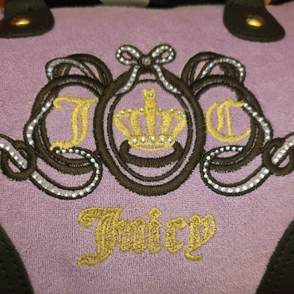 Juicy Couture Purple and Black Satchel Set - Picture 2 of 7
